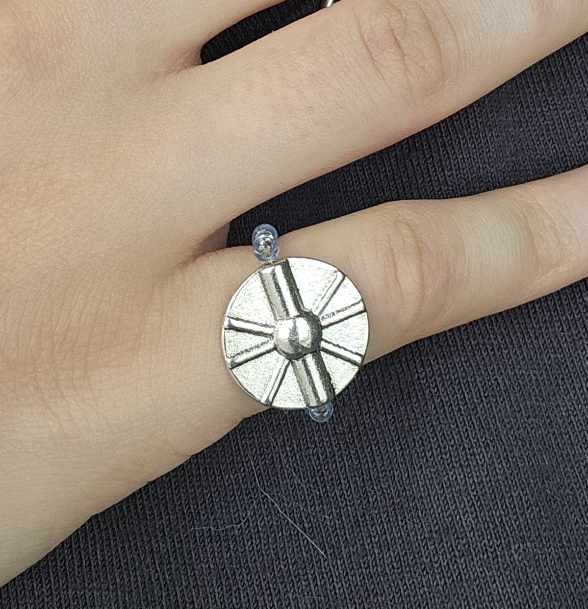 Silver Spokes Ring