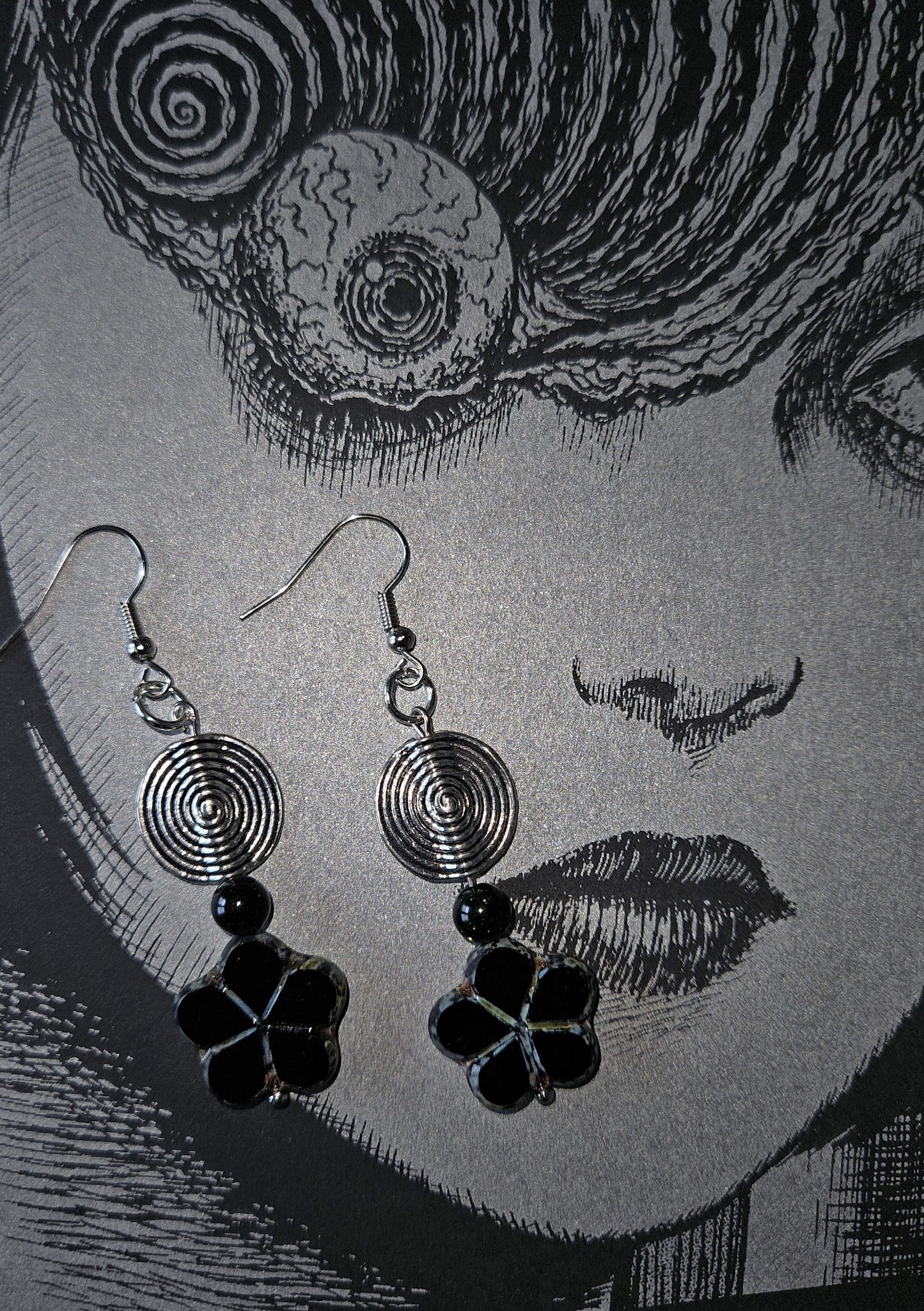 Uzumaki Spiral Earrings