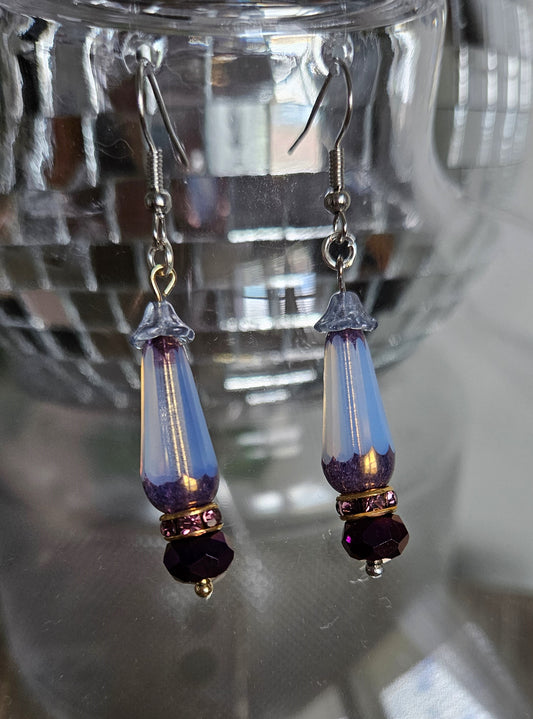 Periwinkle Teardrop Earrings