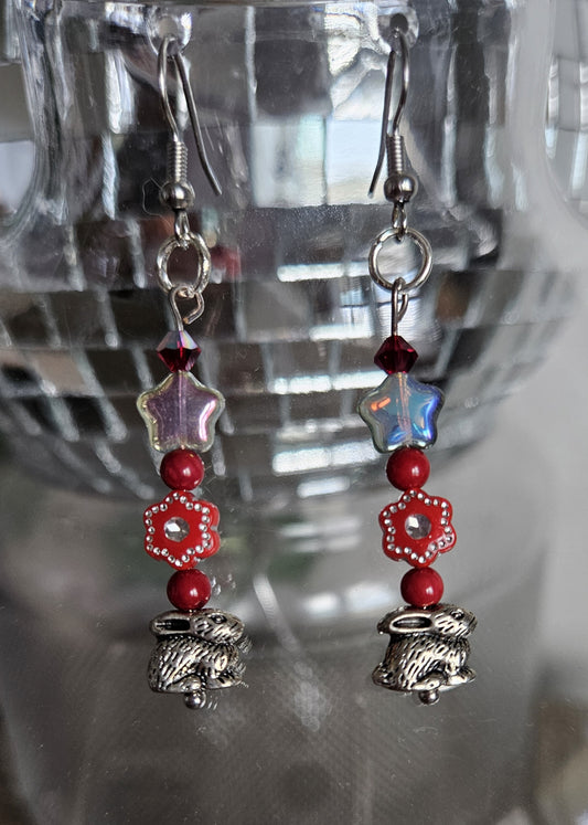 Starry Bunny Earrings