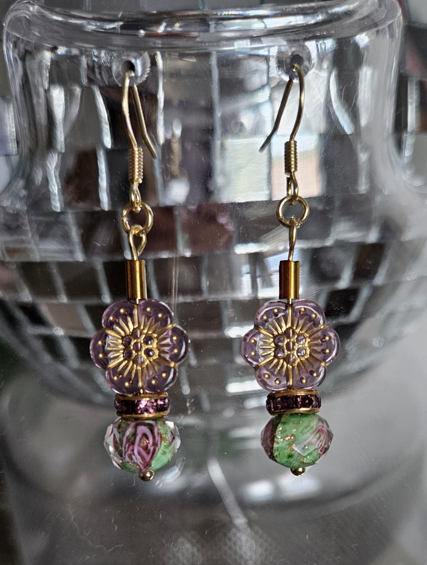 A Spot of Green Tea Earrings