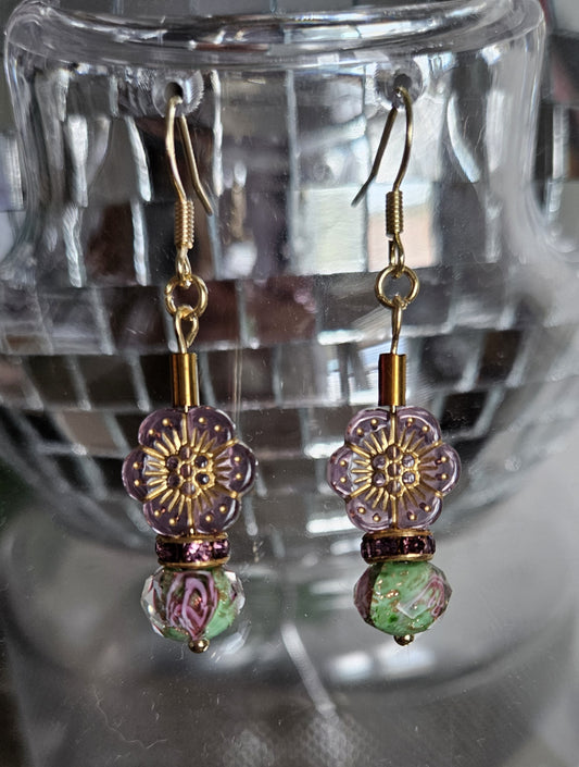 A Spot of Green Tea Earrings